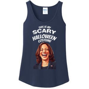 Funny Kamala Harris Scary Halloween Gag President Costume Ladies Essential Tank