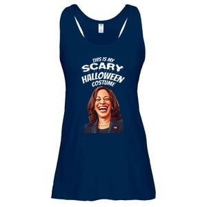 Funny Kamala Harris Scary Halloween Gag President Costume Ladies Essential Flowy Tank