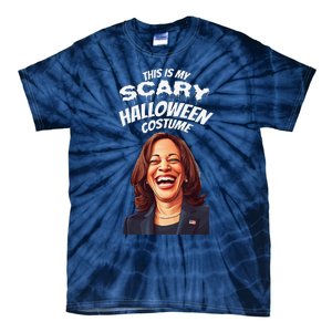 Funny Kamala Harris Scary Halloween Gag President Costume Tie-Dye T-Shirt