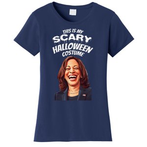 Funny Kamala Harris Scary Halloween Gag President Costume Women's T-Shirt