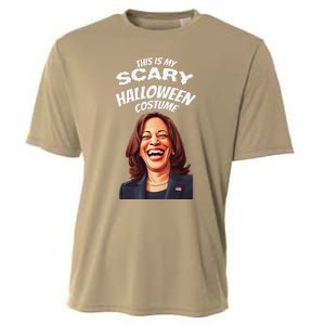 Funny Kamala Harris Scary Halloween Gag President Costume Cooling Performance Crew T-Shirt