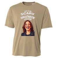 Funny Kamala Harris Scary Halloween Gag President Costume Cooling Performance Crew T-Shirt