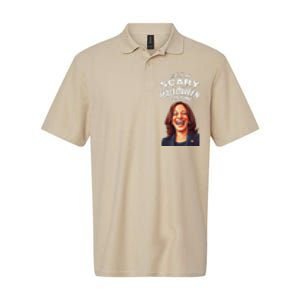 Funny Kamala Harris Scary Halloween Gag President Costume Softstyle Adult Sport Polo