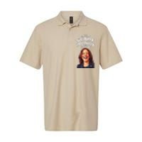 Funny Kamala Harris Scary Halloween Gag President Costume Softstyle Adult Sport Polo