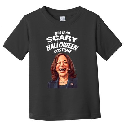 Funny Kamala Harris Scary Halloween Gag President Costume Toddler T-Shirt