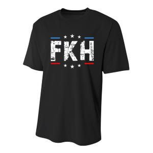 Foxtrot Kilo Hotel Fkh Funny Kamala Youth Performance Sprint T-Shirt