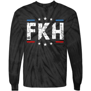 Foxtrot Kilo Hotel Fkh Funny Kamala Tie-Dye Long Sleeve Shirt