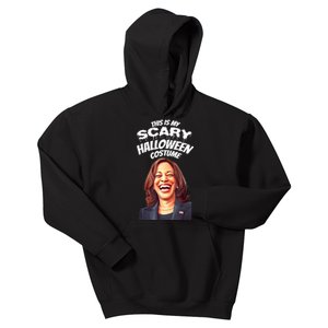 Funny Kamala Harris Scary Halloween Gag President Costume Kids Hoodie