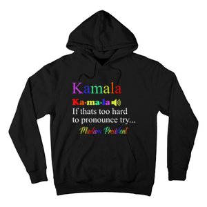 Funny Kamala Harris 2024 Madam President Harris Hoodie