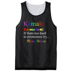 Funny Kamala Harris 2024 Madam President Harris Mesh Reversible Basketball Jersey Tank