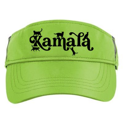 Funny Kamala Harris Cat Lettering Adult Drive Performance Visor