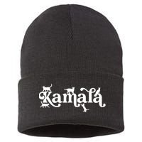 Funny Kamala Harris Cat Lettering Sustainable Knit Beanie