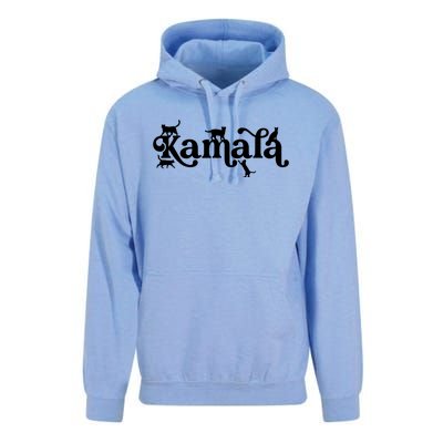 Funny Kamala Harris Cat Lettering Unisex Surf Hoodie