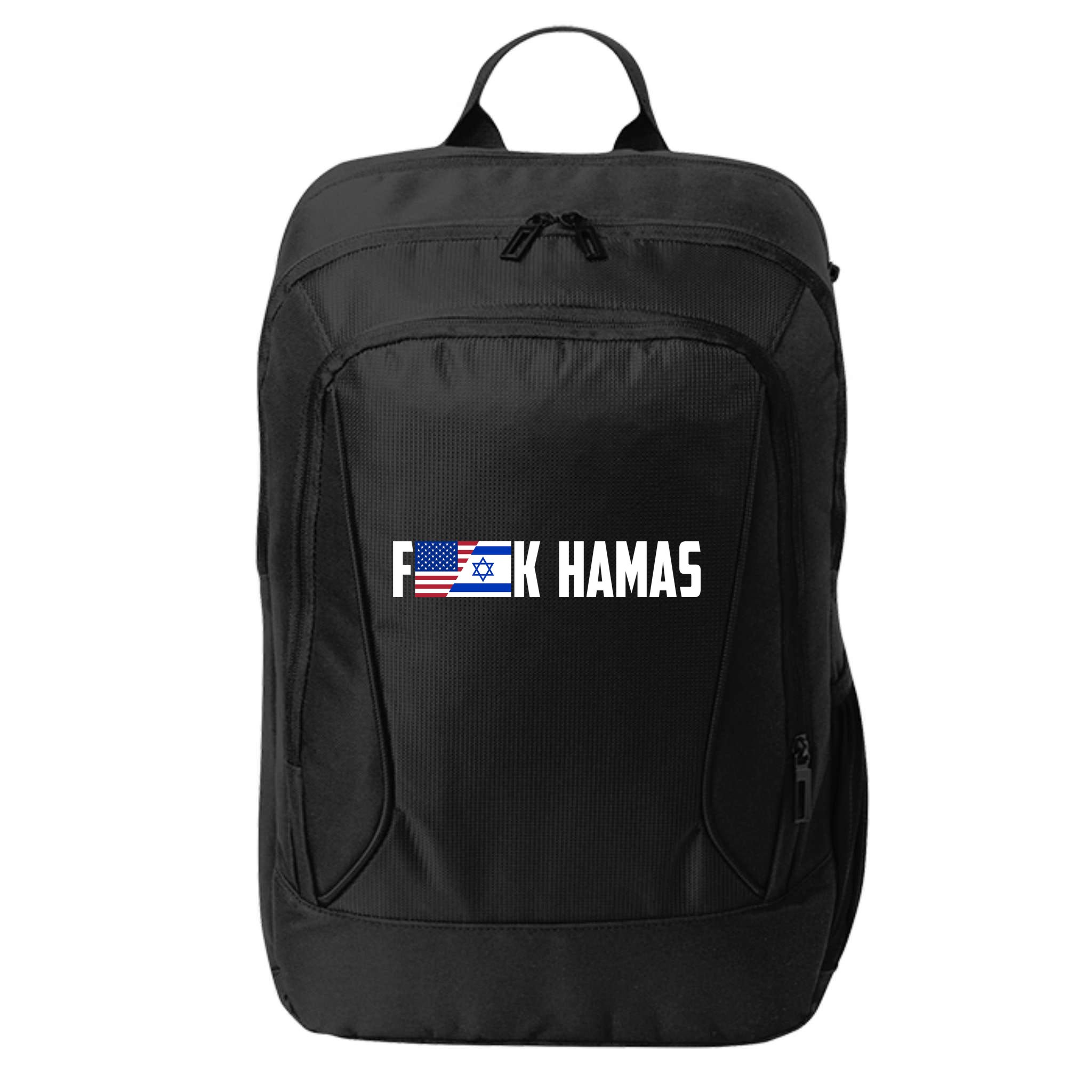 F K Hamas Pray For Israel Strong Usa And Israel Flag City Backpack