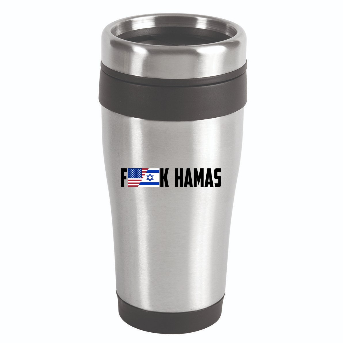 F K Hamas Pray For Israel Strong Usa And Israel Flag 16oz Travel Tumbler