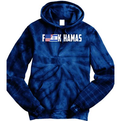 F K Hamas Pray For Israel Strong Usa And Israel Flag Tie Dye Hoodie