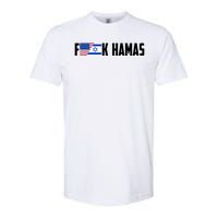 F K Hamas Pray For Israel Strong Usa And Israel Flag Softstyle CVC T-Shirt