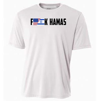 F K Hamas Pray For Israel Strong Usa And Israel Flag Cooling Performance Crew T-Shirt