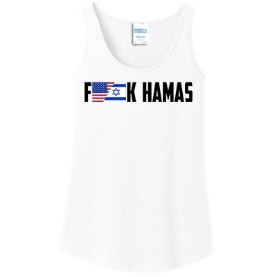 F K Hamas Pray For Israel Strong Usa And Israel Flag Ladies Essential Tank