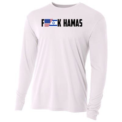 F K Hamas Pray For Israel Strong Usa And Israel Flag Cooling Performance Long Sleeve Crew