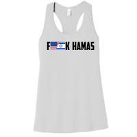 F K Hamas Pray For Israel Strong Usa And Israel Flag Women's Racerback Tank