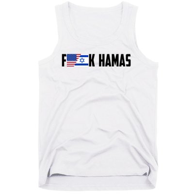 F K Hamas Pray For Israel Strong Usa And Israel Flag Tank Top