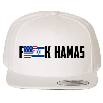 F K Hamas Pray For Israel Strong Usa And Israel Flag Wool Snapback Cap