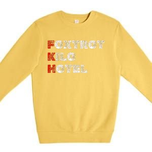 Foxtrot Kilo Hotel Fkh Premium Crewneck Sweatshirt