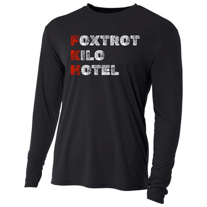 Foxtrot Kilo Hotel Fkh Cooling Performance Long Sleeve Crew