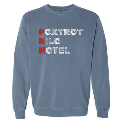 Foxtrot Kilo Hotel Fkh Garment-Dyed Sweatshirt