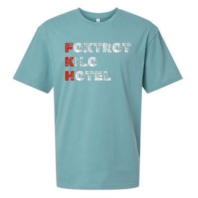 Foxtrot Kilo Hotel Fkh Sueded Cloud Jersey T-Shirt