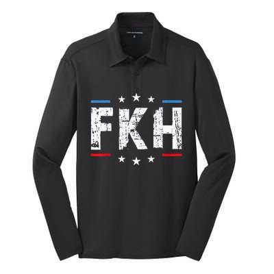 Foxtrot Kilo Hotel Fkh Funny Kamala Silk Touch Performance Long Sleeve Polo