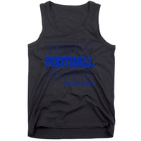 Football Kentucky In Modern Stacked Lettering Tank Top