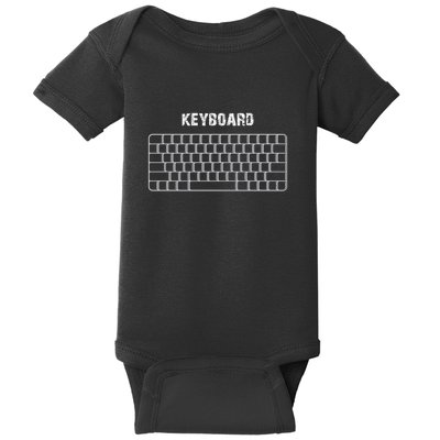 Familiar Keyboard Image In TodayS Life Baby Bodysuit