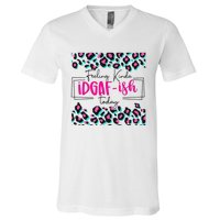 Feeling Kinda IDGAFish Today Funny Sarcasm Sassy V-Neck T-Shirt