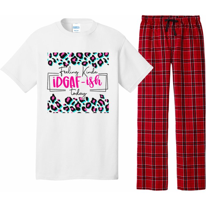 Feeling Kinda IDGAFish Today Funny Sarcasm Sassy Pajama Set