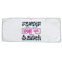 Feeling Kinda IDGAFish Today Funny Sarcasm Sassy Large Microfiber Waffle Golf Towel