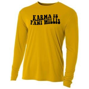 Funny Karma Is Fani Willis Cooling Performance Long Sleeve Crew