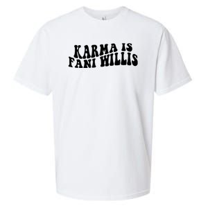 Funny Karma Is Fani Willis Sueded Cloud Jersey T-Shirt