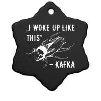 Franz Kafka I Woke Up Like This Vermin Transformation Ceramic Star Ornament