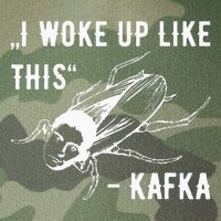 Franz Kafka I Woke Up Like This Vermin Transformation Legacy Tie Dye Trucker Hat
