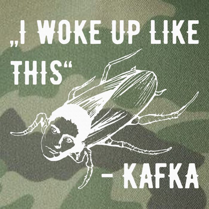 Franz Kafka I Woke Up Like This Vermin Transformation Legacy Tie Dye Trucker Hat