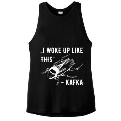 Franz Kafka I Woke Up Like This Vermin Transformation Ladies PosiCharge Tri-Blend Wicking Tank