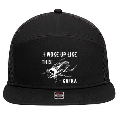Franz Kafka I Woke Up Like This Vermin Transformation 7 Panel Mesh Trucker Snapback Hat