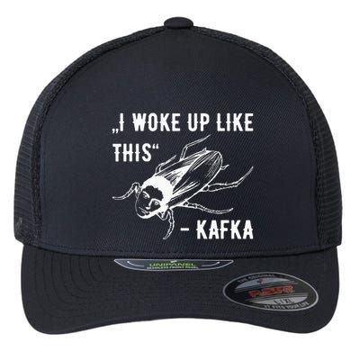 Franz Kafka I Woke Up Like This Vermin Transformation Flexfit Unipanel Trucker Cap