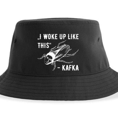 Franz Kafka I Woke Up Like This Vermin Transformation Sustainable Bucket Hat
