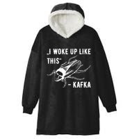 Franz Kafka I Woke Up Like This Vermin Transformation Hooded Wearable Blanket