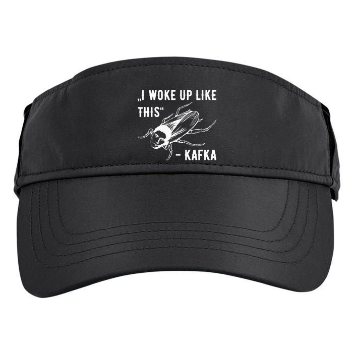 Franz Kafka I Woke Up Like This Vermin Transformation Adult Drive Performance Visor