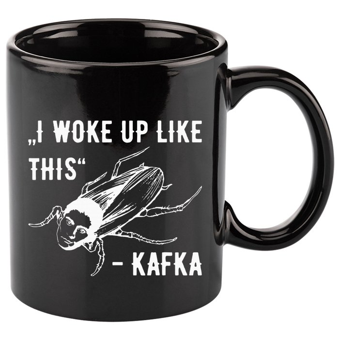 Franz Kafka I Woke Up Like This Vermin Transformation 11oz C Handle Ceramic Mug