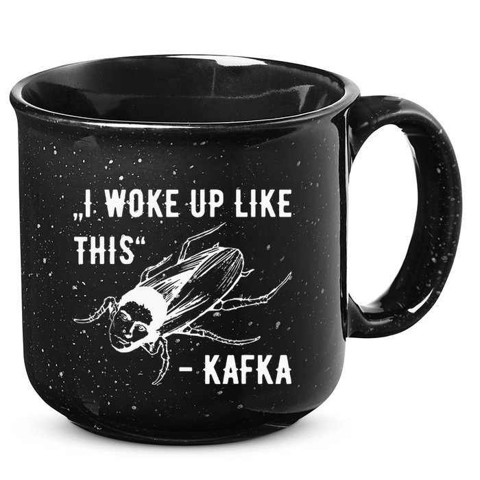Franz Kafka I Woke Up Like This Vermin Transformation 15oz Campfire Ceramic Mug